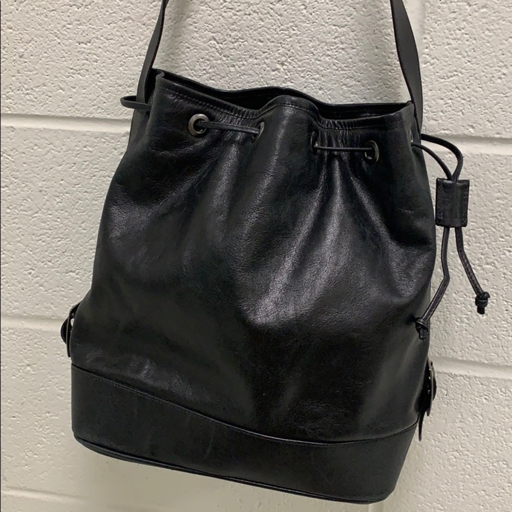 BLack DRawstring  Bag .